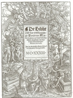 Titelblatt der Ausgabe Luebeck 1533/34